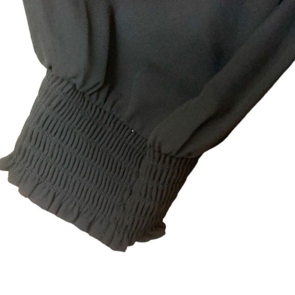 SzM Elle Black Long Sleeve Top NWT - Picture 5 of 5